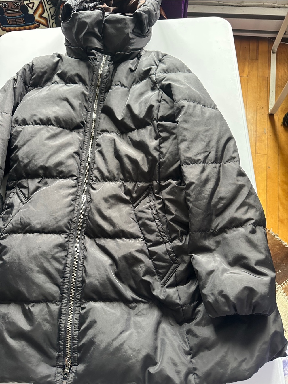 Coach Black Quilted Puffer Jacket